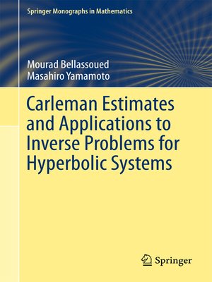 cover image of Carleman Estimates and Applications to Inverse Problems for Hyperbolic Systems